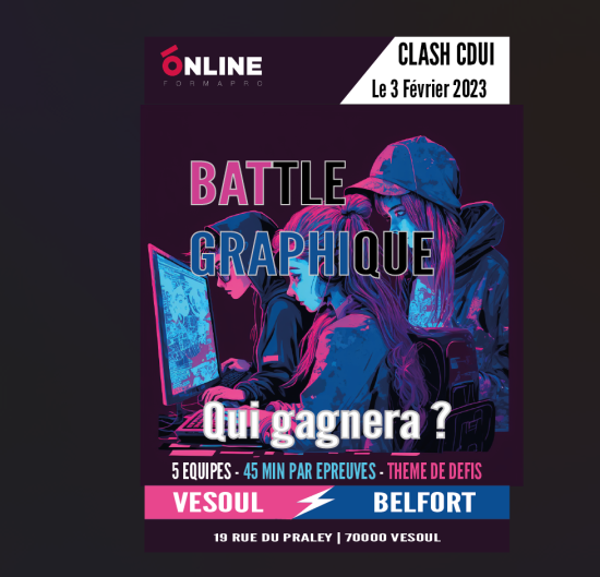 Flyer battle graphique